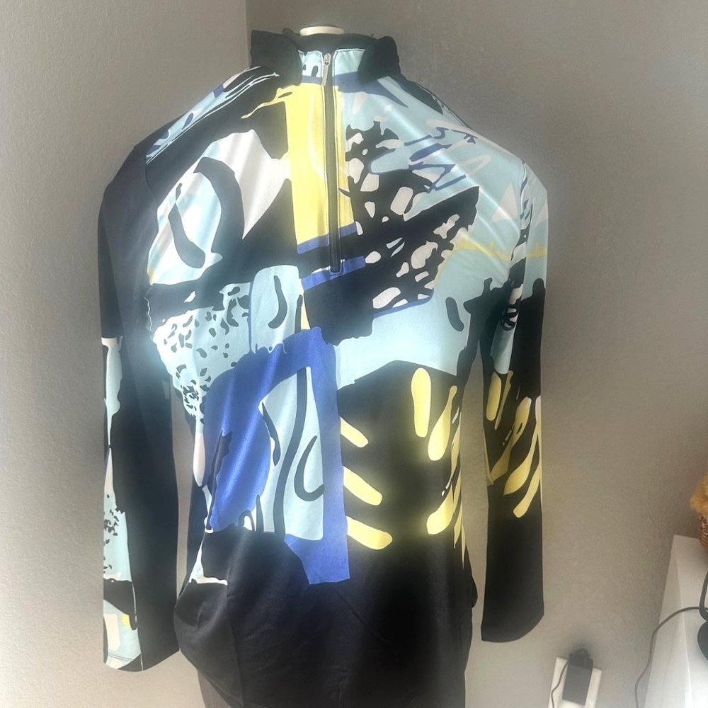 NWT Jamie Sadock 1/4 Zip Pullover Light Weight Sunscreen Shirt (L)
